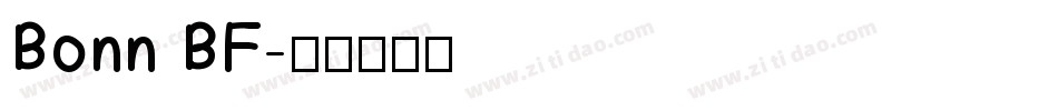 Bonn BF字体转换